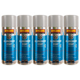 5X Hycote Bodyshop Alumnium Coat Spray Paint 400ml Spray Paint